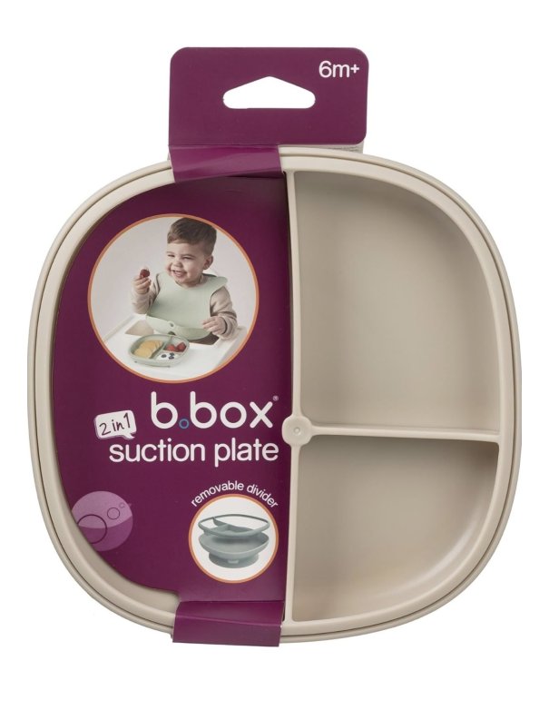 Assiette compartimentée 2 en 1 - latte Assiette compartimentée 2 en 1 - latte