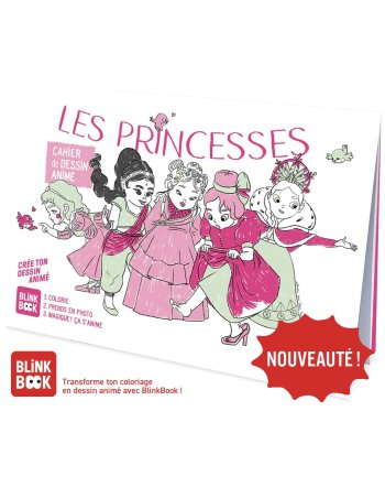 Cahier de dessin animé - Les Princesses 4/9 ans