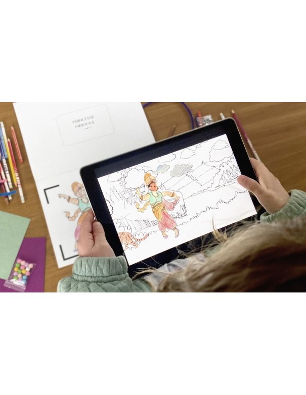 Cahier de dessin animé - Les Princesses 4/9 ans