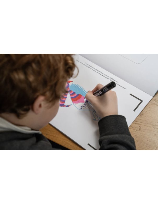 Cahier de dessin animé - Au temps des dinosaures 4/12 ans