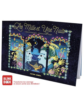 Cahier de dessin animé - les milles et une nuit 4/12 ans