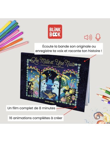 Cahier de dessin animé - les milles et une nuit 4/12 ans 2