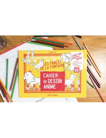 Cahier de dessin animé - Les Fables de La Fontaine 4/12 ans 2
