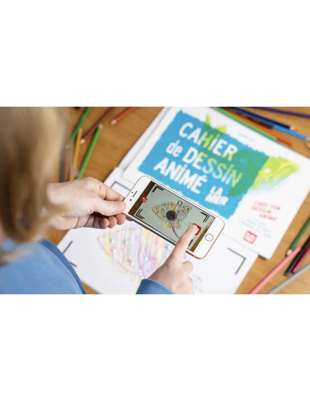 Cahier de dessin animé - La Mer 3/9 ans