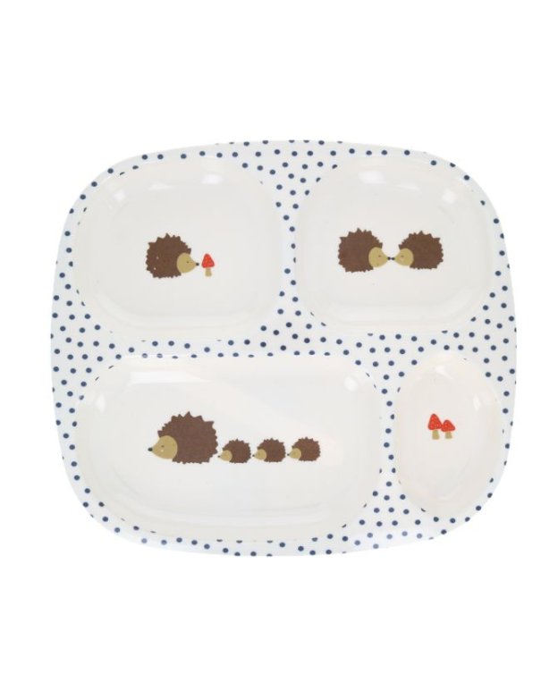 Assiette à compartiments Hérisson