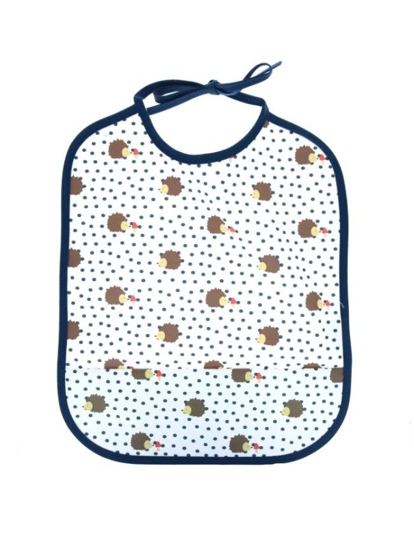Bavoir imperméable hérisson