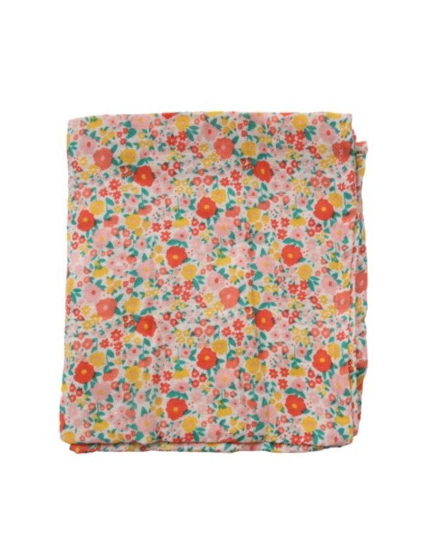 Lange fleuri 70x70 cm - La petite... Lange fleuri 70x70 cm - La petite...