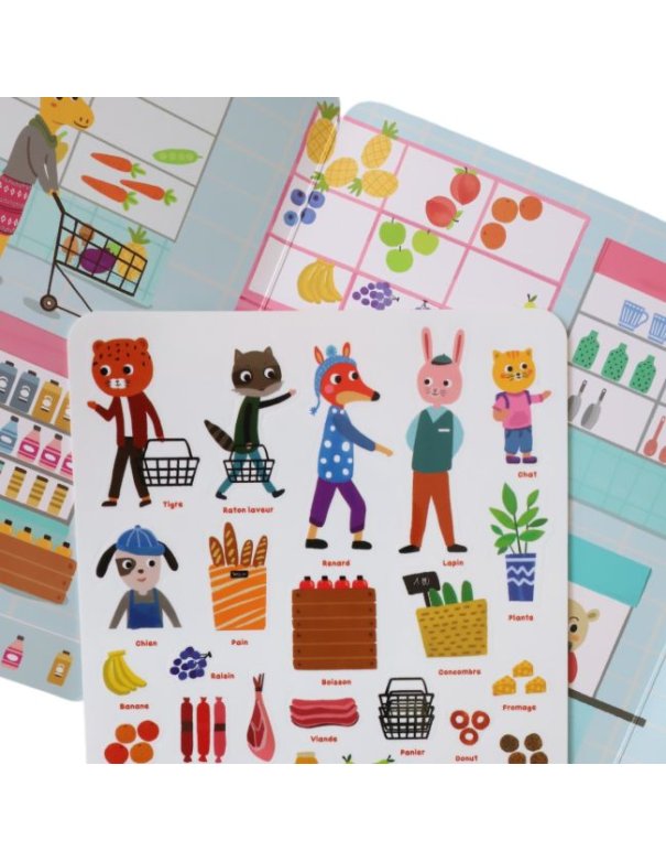 Livre stickers repositionnables Mon... Livre stickers repositionnables Mon...