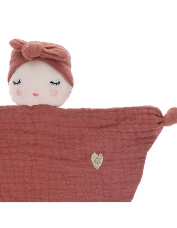 Doudou plat lutin terracotta 2