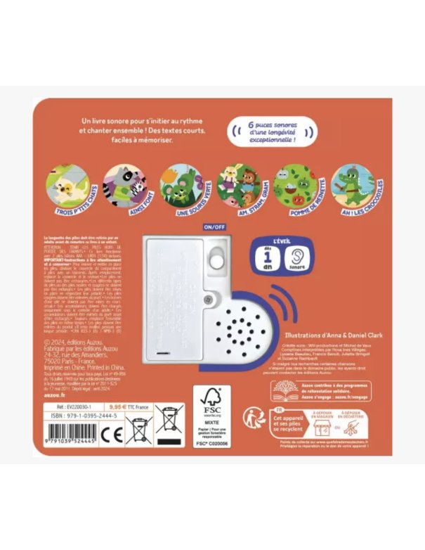 Mes premiers sonores - Mes comptines...