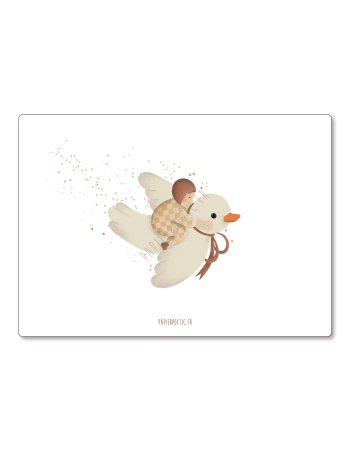 Carte/Card “Le canard et l’enfant”