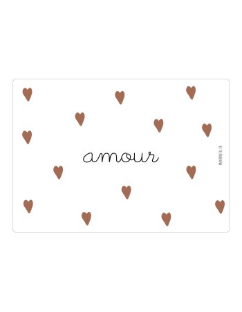 Carte “cœur d’amour”