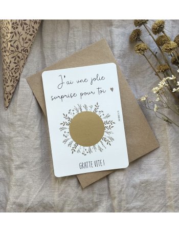 Carte à gratter “papa” 2