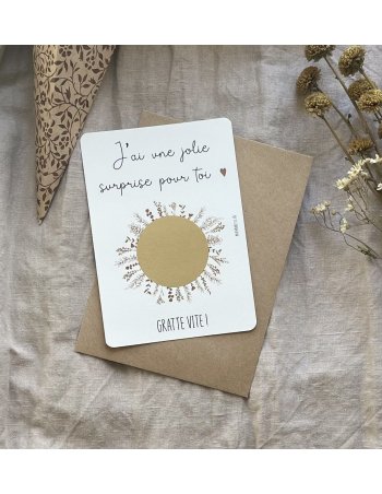 Carte à gratter “mamie” 2