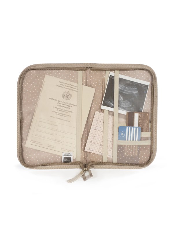 Protège carnet de santé vichy CAETANA - beige