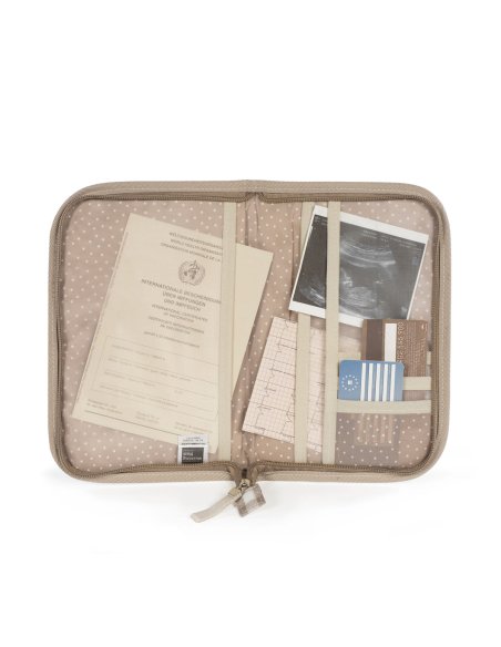 Protège carnet de santé vichy CAETANA - beige