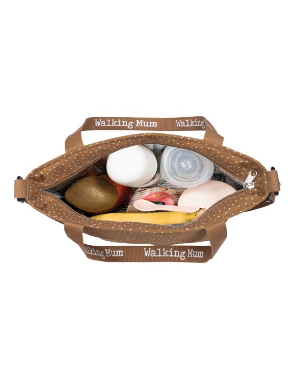 Sac isotherme à pois POPPY - cannelle