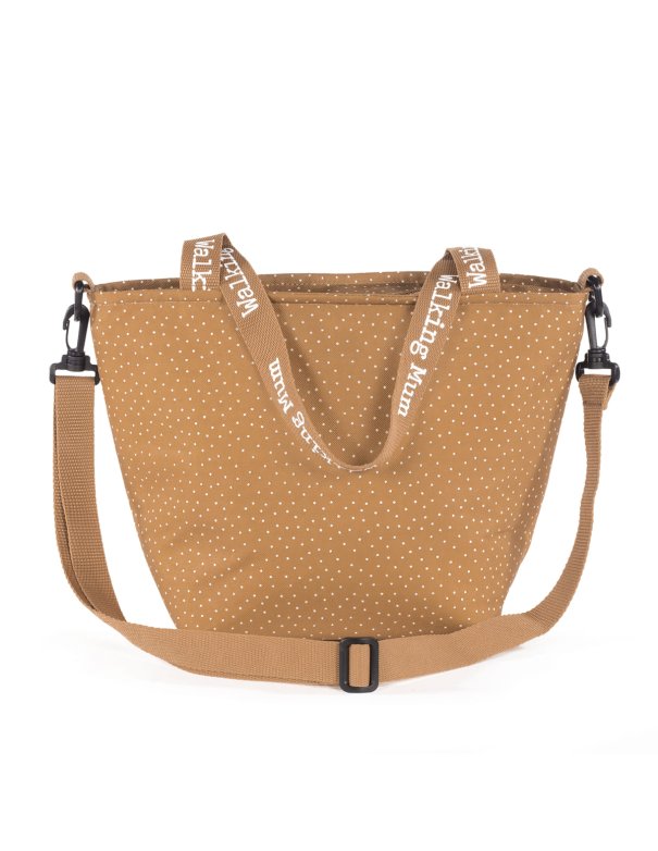 Sac isotherme à pois POPPY - cannelle