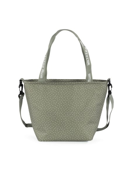 Sac isotherme à pois POPPY - sauge walking mum Sac isotherme à pois POPPY - sauge walking mum
