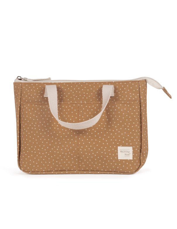 Trousse de toilette à pois POPPY - cannelle