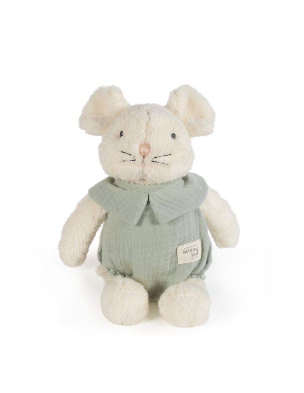 Peluche souris POPY - sauge walking mum