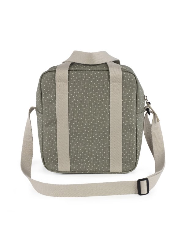 Sac isotherme biberon POPPY pois - sauge