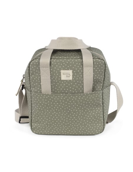 Sac isotherme biberon POPPY pois - sauge