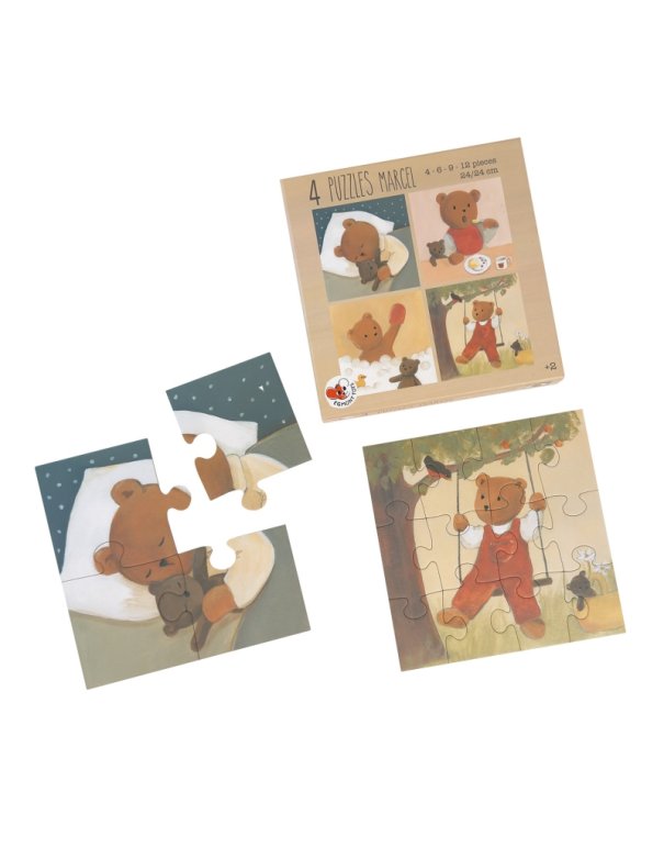 Set de 4 puzzles - Marcel