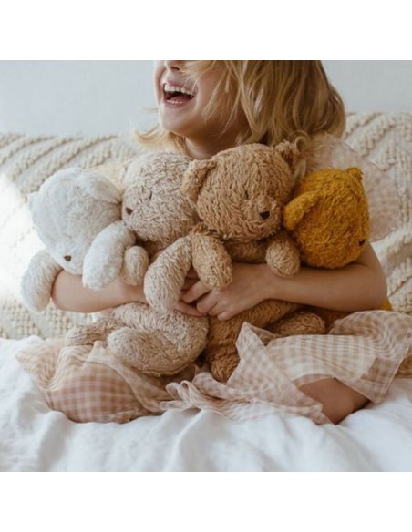 Moonie – ourson nature bio avec sons & lumières cappuccino