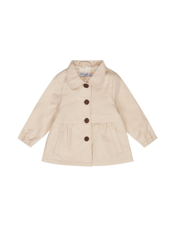 Veste trench bébé fille - nude
