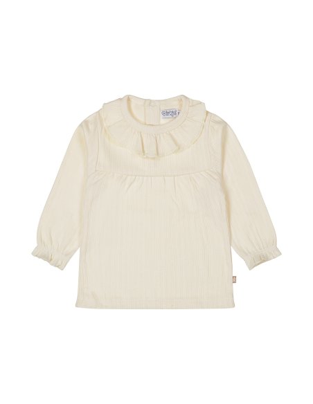 T-shirt manches longues coton bébé fille