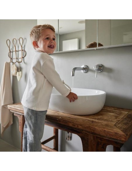 Blouse manches longues col tunisien