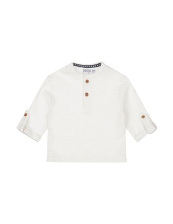 Blouse manches longues col tunisien 2