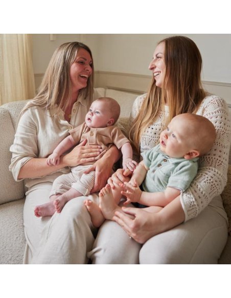 Polo éponge garçon vert d'eau