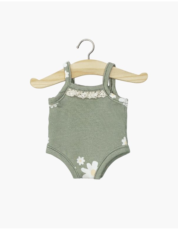 Gordis– Body à bretelles en jersey Marguerites et sa dentelle minikane