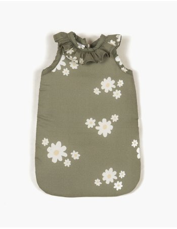 Turbulette poupée à collerette Marguerites