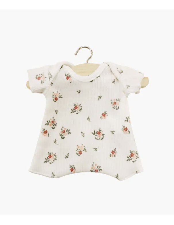 Babies – Minikane Body shorty en maille côtelée Petites fleurs