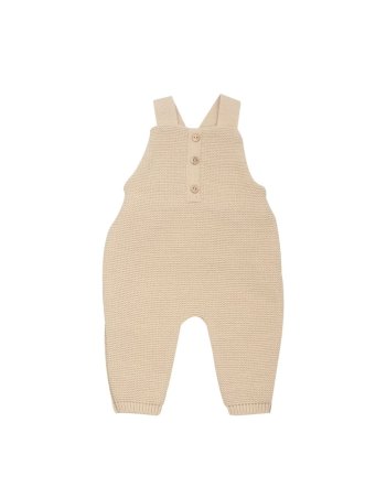 Salopette bébé en maille - caramel