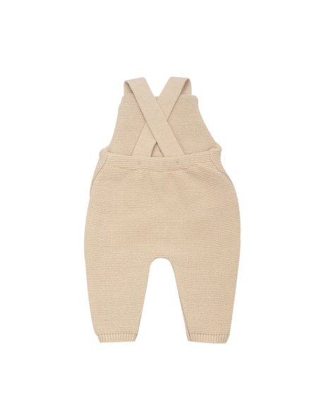 Salopette bébé en maille - caramel