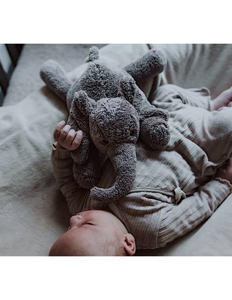 George l'éléphant Peluche Bruit Blanc - gris