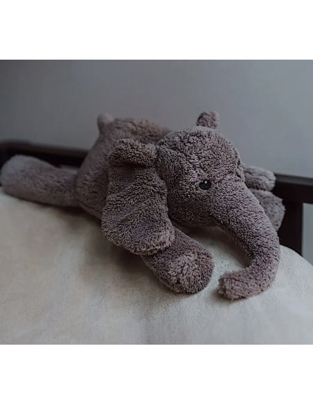 George l'éléphant Peluche Bruit Blanc - gris