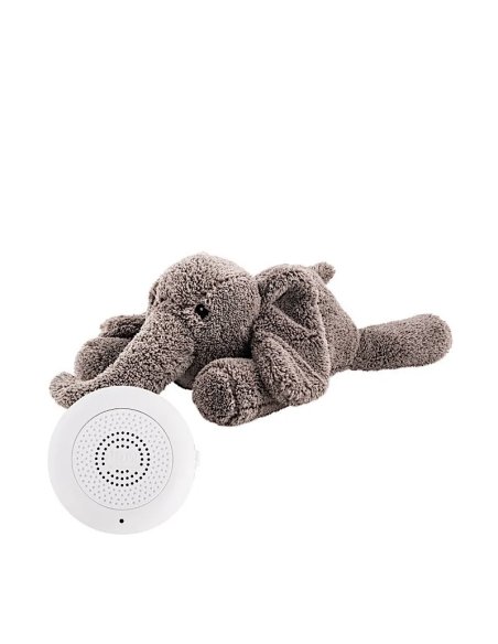 George l'éléphant Peluche Bruit Blanc - gris