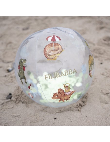 Ballon de plage Confettis - Dino Beach