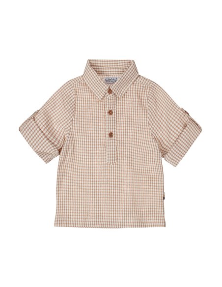 Chemisier manches longues vichy garçon Chemisier manches longues vichy garçon