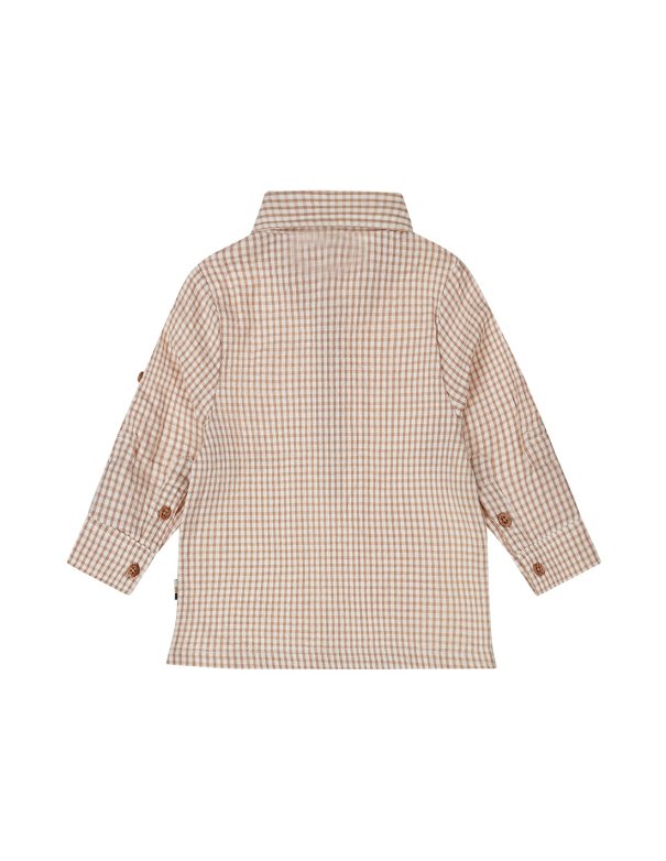 Chemisier manches longues vichy garçon Chemisier manches longues vichy garçon