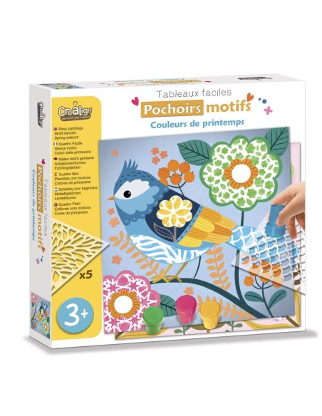 Pochoirs motifs couleur du printemps