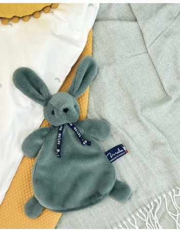 Doudou Lapin Dorlotin – Vert sauge 2