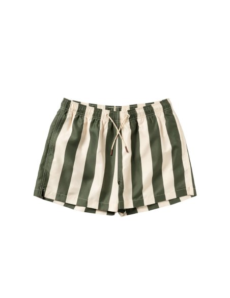 Short de bain rayures vert - HOMME