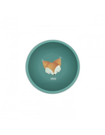 Bol silicone avec ventouse - Crunchy le renard - Sassi