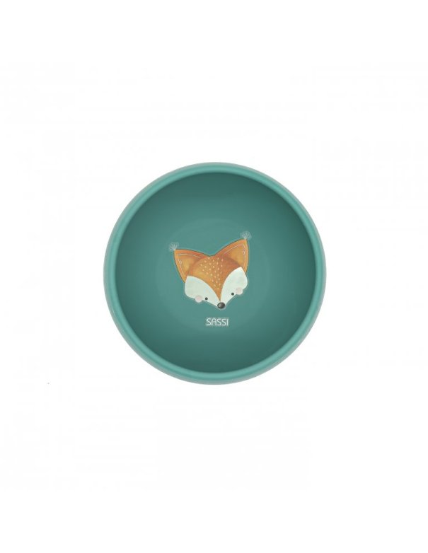 Bol silicone avec ventouse - Crunchy le renard - Sassi